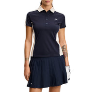 J.Lindeberg 女式半高尔夫 Polo 衫 - JL 海军蓝