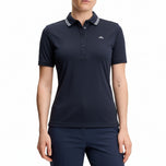J.Lindeberg Women's Gunilla Golf Polo Shirt - JL Navy