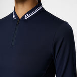 J.Lindeberg Women's Harper Quarter Zip Mid Layer - JL Navy