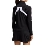 J.Lindeberg Women's Janice Full Zip Golf Mid-Layer - Black