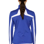 J.Lindeberg Women's Janice Golf Mid-Layer - Clematis Blue