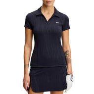 J.Lindeberg 女式 Marlie 高尔夫 Polo 衫 - JL 海军蓝