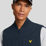 Lyle & Scott Golf Tech Force Gilet - Navy