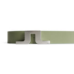 J.Lindeberg  Bridger Leather Belt - Oil Green