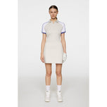 J.Lindeberg Women's Priya Golf Polo Shirt - Moonbeam