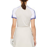 J.Lindeberg Women's Priya Golf Polo Shirt - Moonbeam