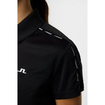 J.Lindeberg Women's Jessa Golf Polo Shirt - Black