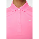 J.Lindeberg Women's Jessa Golf Polo Shirt - Eosine Pink