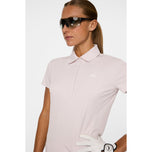 J.Lindeberg Women's Jessa Golf Polo Shirt - Grey Lilac