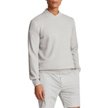 Lyle And Scott Golf Grid Crew Neck Jumper - Pebble