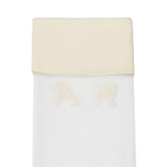 Malbon Women's Leandra Knee High Mesh Golf Socks - Ivory