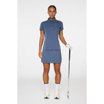J.Lindeberg Women's Leyla Golf Polo Shirt - Vintage Indigo
