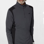 J.Lindeberg Lukas Quarter Zip Golf Mid-Layer - Asphalt