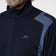 J.Lindeberg Lukas Quarter Zip Golf Mid-Layer - Vintage Indigo