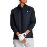 Lyle & Scott Golf Baffle Quilted Jacket - Dark Navy