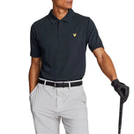 Lyle & Scott Golf Grid Polo Shirt - Dark Navy