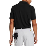 Lyle & Scott Golf Grid Polo Shirt - Jet Black