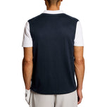 Lyle & Scott Golf V Neck Light Weight Vest - Dark Navy