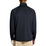 Lyle & Scott Mesh Panelled Course Golf Midlayer - Dark Navy