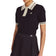 Malbon Women's Mikayla Knit Golf Polo Shirt - Black
