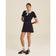 Malbon Women's Mikayla Knit Golf Polo Shirt - Black