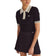 Malbon Women's Mikayla Knit Golf Polo Shirt - Black