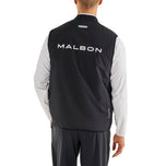 Malbon Performance 罗纹拼接高尔夫背心 - 黑色