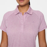 J.Lindeberg Women's Minnie Golf Polo Shirt - Very Grape Melange