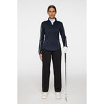 J.Lindeberg Women's Nefe Quarter Zip Golf Mid Layer - JL Navy