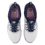 New Balance Women's Fresh Foam Contend v2 Wide Spikeless Golf Shoes - White/Navy