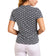 Nivo Women's Lynda Mock Neck Golf Shirt - Navy/White
