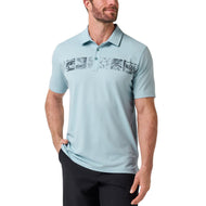 Travis Mathew 性能球衣 Cruise 高尔夫 Polo 衫 - 勿忘我