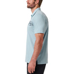 Travis Mathew Performance Jersey Cruise Golf Polo Shirt - Forget Me Not