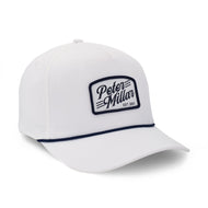 Peter Millar Clubhouse Rope Golf Cap - White/Navy