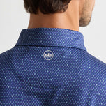 Peter Millar In The Rough Performance Jersey Golf Polo Shirt - Sport Navy