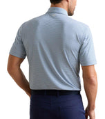 Peter Millar Owens Performance Jersey Golf Polo Shirt - Sport Navy
