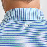 Peter Millar Owens Performance Jersey Golf Polo Shirt - Sport Navy