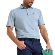 Peter Millar Owens 高性能球衣高尔夫 Polo 衫 - 运动海军蓝