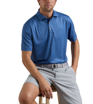 Peter Millar 杆位性能球衣高尔夫 Polo 衫 - 温莎蓝