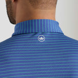 Peter Millar Winston 高性能网状高尔夫 Polo 衫 - 运动海军蓝