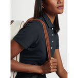 Peter Millar Women's Performance Stretch Jersey Golf Shirt - Black