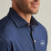 Peter Millar Performance Stretch Jersey Long Sleeve Golf Shirt - Navy