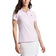 Peter Millar Women's Jubilee Performance Stretch Jersey Golf Shirt - Palmer Pink/White