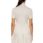 J.Lindeberg Women's Piper Golf Polo Shirt - Moonbeam