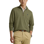 RLX Ralph Lauren Fine Gauge Terry Half Zip - Fatigue
