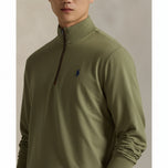 RLX Ralph Lauren Fine Gauge Terry Half Zip - Fatigue