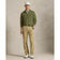 RLX Ralph Lauren Fine Gauge Terry Half Zip - Fatigue