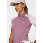 J.Lindeberg Women's Priya Golf Polo Shirt - Very Grape
