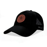 RLX Ralph Lauren Leather Patch Golf Cap - Black