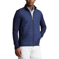 RLX Ralph Lauren Cool Wool Full Zip Golf Jacket - French Navy